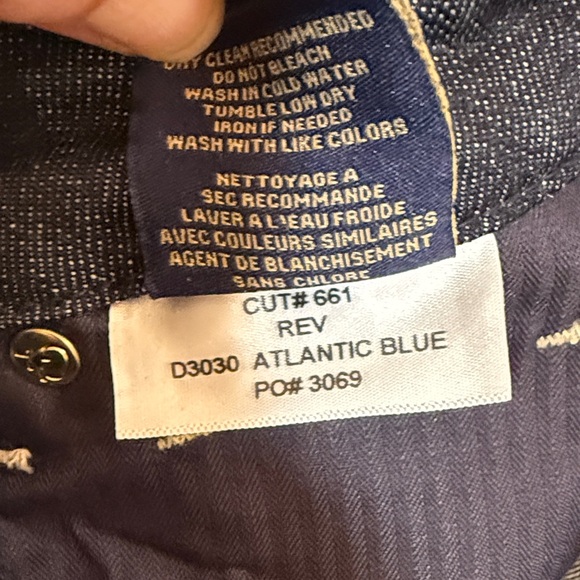 Fidelity Denim Dark Blue Mid Rise Straight Jeans NWT - Picture 4 of 7